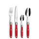 COMPTOIR Cutlery Set 24-pieces red