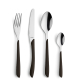 PRISMA Cutlery Set 24-pieces black