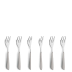 PRISMA Cake Fork Set 6-pieces light grey