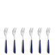 PRISMA Cake Fork Set 6-pieces indigo