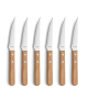 PIZZA Steak Knife Set 6-pieces wood