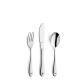 FOOTIE Children`s Cutlery 3-pieces Stainless