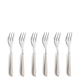 PRISMA Cake Fork Set 6-pieces off white