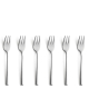 VISTA Cake Fork Set 6-pieces Stainless