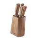 WOOD Knife Block 5-pieces