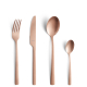 MANILLE Cutlery Set 16-pieces PVD copper