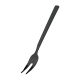 BUFFET Cold Meat Fork 1-pieces PVD black