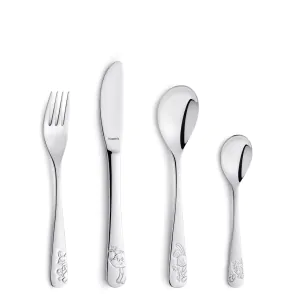 Stainless [product_cutlery_type] [product_knife_type] 13/0-18/10 Waldfreunde Kinderbesteckset 4-teilig Edelstahl 