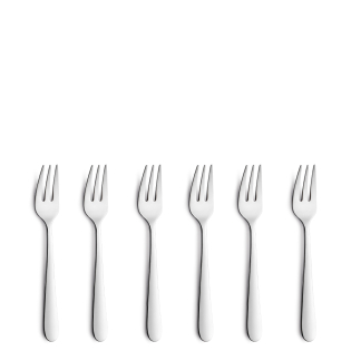 DALI Cake Fork Set 6-pieces Stainless