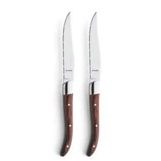 ROYAL STEAK Steakmesser Set 2-teilig holz