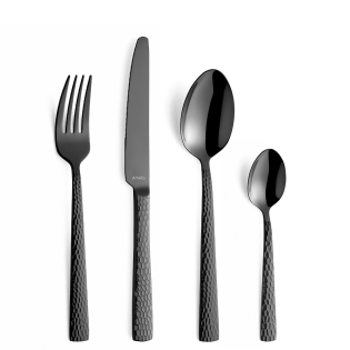 FELICITY Cutlery Set 24-pieces PVD black