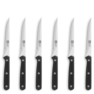 CUCINA Steak Knife Set 6-pieces black