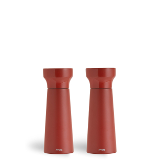 MODERN WOOD Salt-/Peppermill Set 2-pieces terracotta