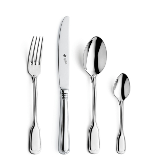 AUGSBURGER FADEN Cutlery Set 24-pieces 100 g silver plated Stainless