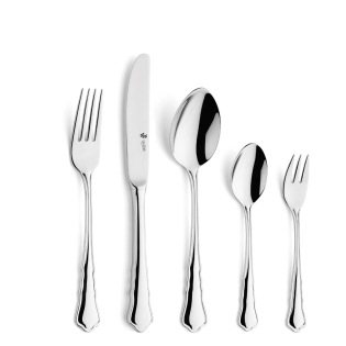 CHIPPENDALE Cutlery Set 30-pieces 100 g silver plated Stainless