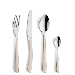 PRISMA Cutlery Set 24-pieces off white