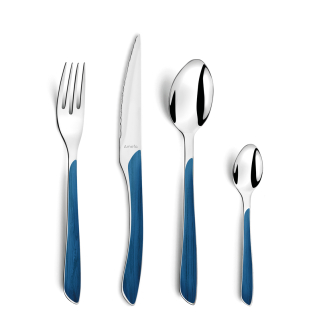 ECLAT NATURE Cutlery Set 24-pieces blue