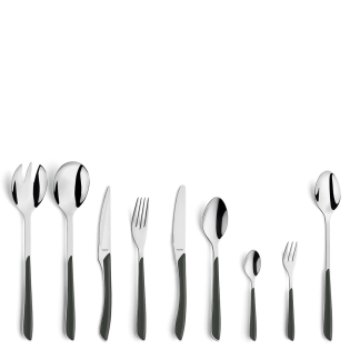 PRISMA Cutlery Set 44-pieces slate grey