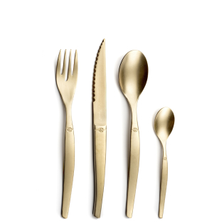 JET Besteckset 16-teilig PVD gold