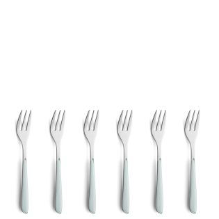 PRISMA Cake Fork Set 6-pieces mint