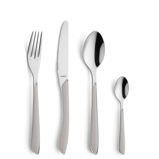 PRISMA Cutlery Set 24-pieces light grey