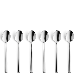 VISTA Medium Tea Spoon Set 6-pieces Stainless