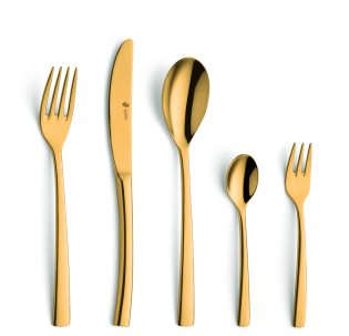 SWING Cutlery Set 30-pieces PVD gold