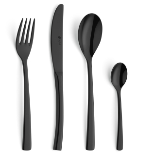 SWING Cutlery Set 24-pieces PVD black