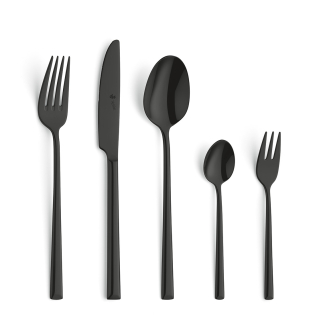 VIVENDI Cutlery Set 30-pieces PVD black