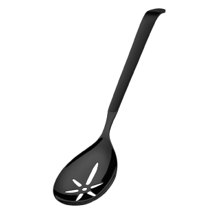 BUFFET Slotted Serving Spoon 1-pieces PVD black