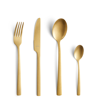 MANILLE Cutlery Set 16-pieces PVD gold