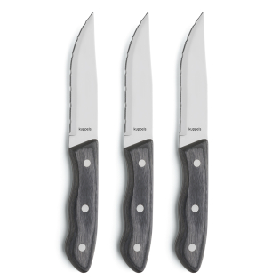 SELECTION Steakmesser Set 3-teilig schwarz