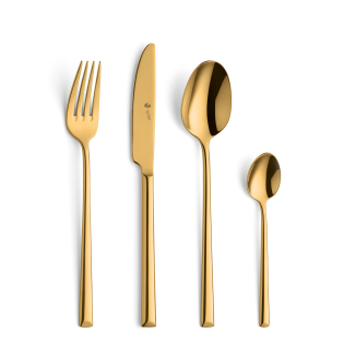 VIVENDI Cutlery Set 4-pieces PVD gold