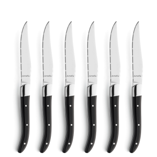 ROYAL STEAK Steak Knife Set 6-pieces black