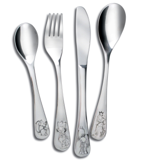 KLEINER KÖNIG Children`s Cutlery 4-pieces