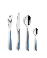 demin blue [product_cutlery_type] [product_knife_type] 13/0-18/0-ABS PRISMA Besteckset 24-teilig denim blau 